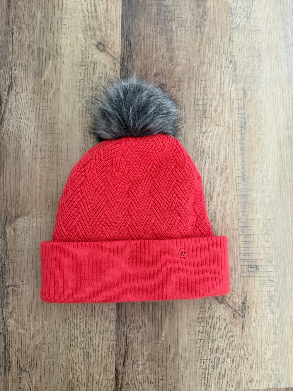 Lululemon Coral Winter Beanie with Pom